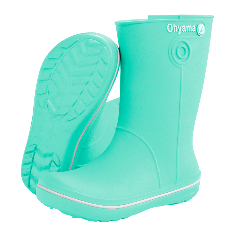 รองเท้าบูทถนอมเท้า OHYAMA รุ่น LADY สีมิ้นท์ เบอร์ 10.5_3
