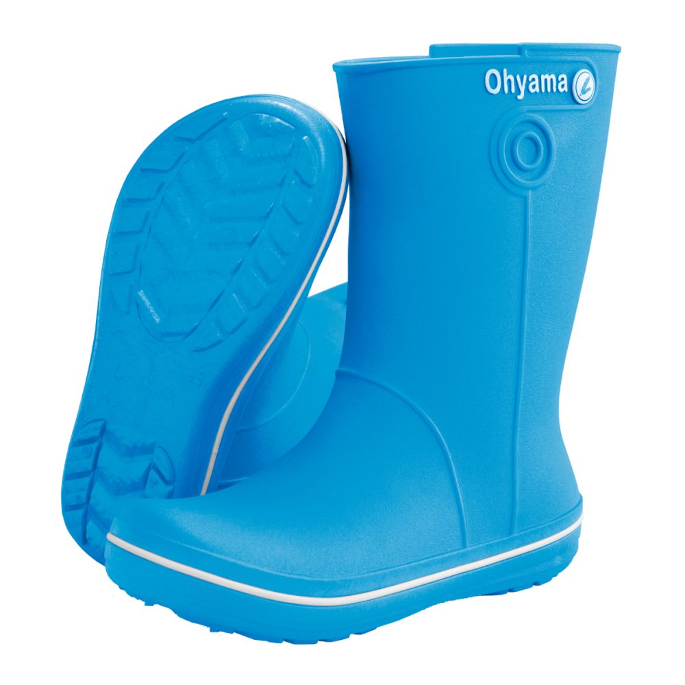 รองเท้าบูทถนอมเท้า OHYAMA รุ่น LADY สีบลูฮาวาย เบอร์ 10_3