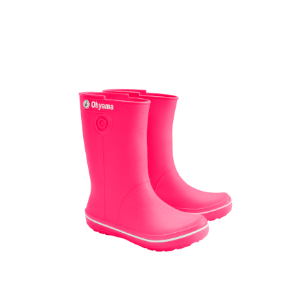 รองเท้าบูทถนอมเท้า OHYAMA รุ่น LADY สีสตรอว์เบอร์รี่ เบอร์ 9_1