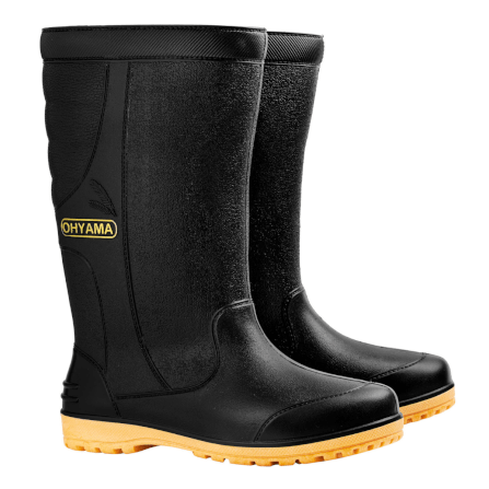 รองเท้าบูทถนอมเท้า OHYAMA รุ่น First สีดำ เบอร์ 10.5_0
