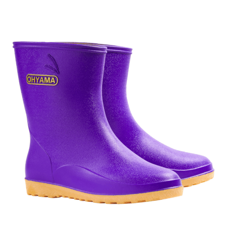 รองเท้าบูทถนอมเท้า OHYAMA รุ่น Slim สีม่วง เบอร์ 11.5_0