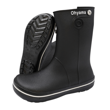 รองเท้าบูทถนอมเท้า OHYAMA รุ่น LADY สีดำถ่าน เบอร์ 10.5_0