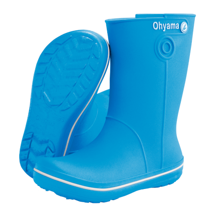 รองเท้าบูทถนอมเท้า OHYAMA รุ่น LADY สีบลูฮาวาย เบอร์ 10_0