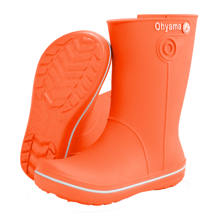 รองเท้าบูทถนอมเท้า OHYAMA รุ่น LADY สีส้ม เบอร์ 10_0