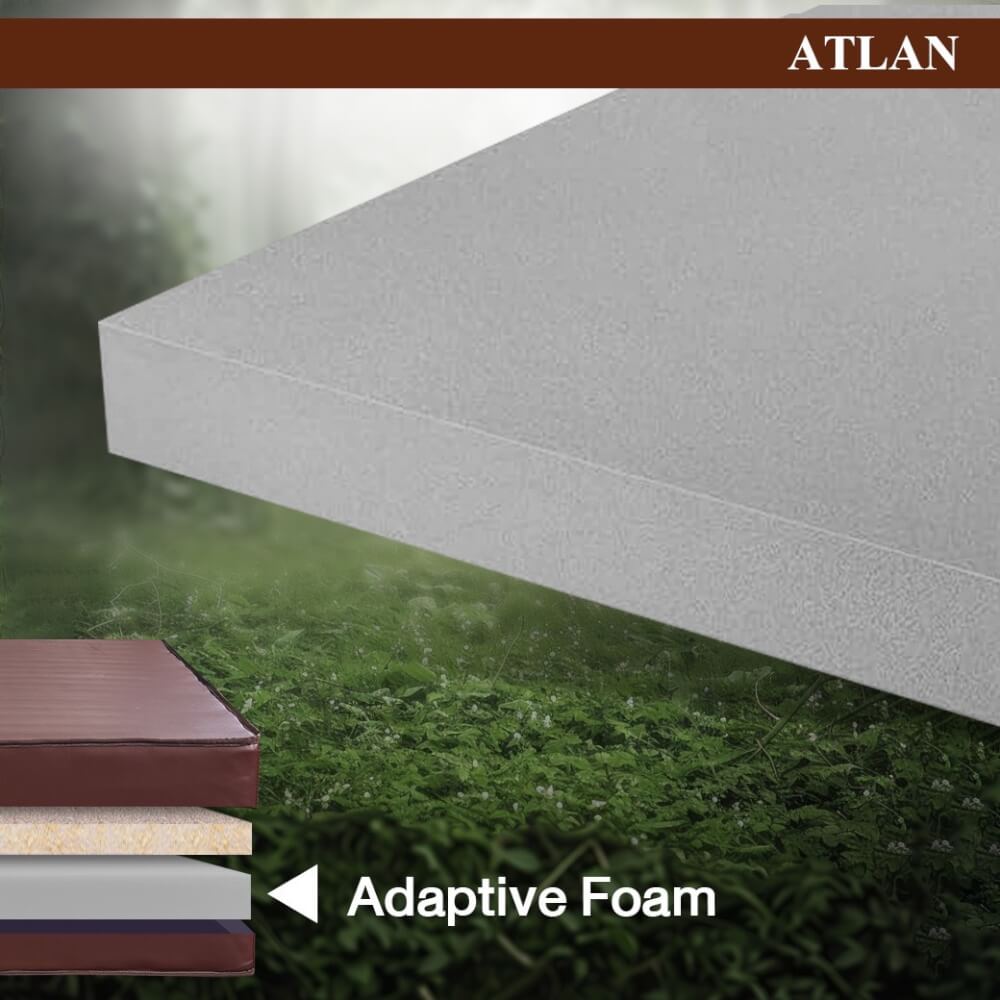 ที่นอน 3.5 ฟุต BEDISUPREME รุ่น ATLAN หนา 6 นิ้ว หนังPVC สีน้ำตาล