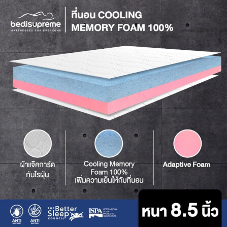 ที่นอน 5 ฟุต BEDISUPREME รุ่น ICEGIA หนา 8.5 นิ้ว_2