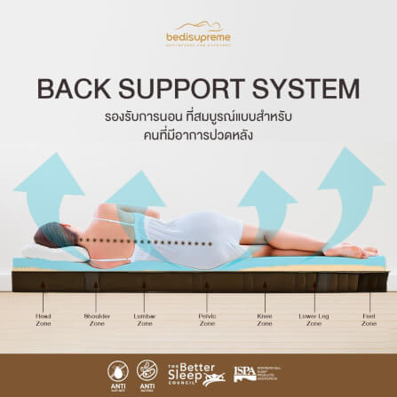 ที่นอนเมมโมรี่โฟมอัลตร้าไฮบริด 5 ฟุต BEDISUPREME รุ่น ICEMAX INFINITY หนา 11 นิ้ว_3