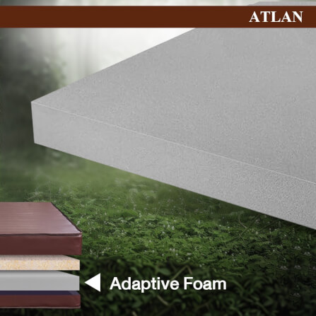 ที่นอน 3.5 ฟุต BEDISUPREME รุ่น ATLAN หนา 6 นิ้ว หนังPVC สีน้ำตาล_4