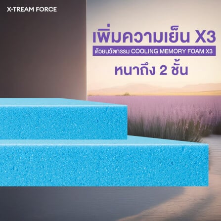 ที่นอน 3.5 ฟุต BEDISUPREME รุ่น XTREME-FORCE หนา 12 นิ้ว_4