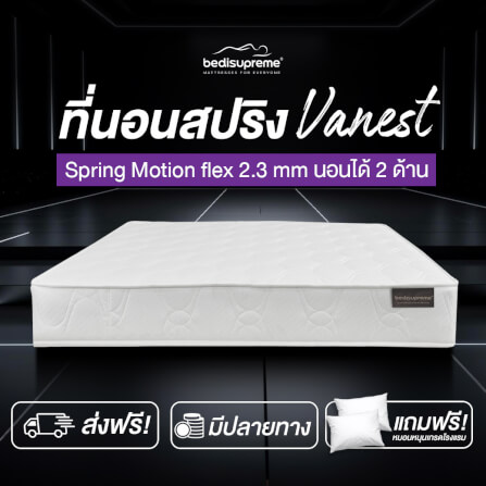 ที่นอน 6 ฟุต BEDISUPREME รุ่น Vanest หนา 9 นิ้ว_1