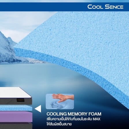 ที่นอน 5 ฟุต BEDISUPREME รุ่น Coolsence หนา 6.5 นิ้ว_4