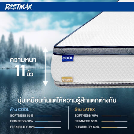 ที่นอน 5 ฟุต BEDISUPREME รุ่น RESTMAX หนา 11 นิ้ว_6