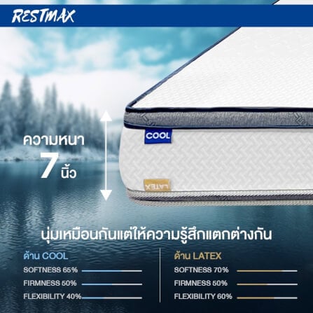 ที่นอน 5 ฟุต BEDISUPREME รุ่น RESTMAX หนา 7 นิ้ว_6