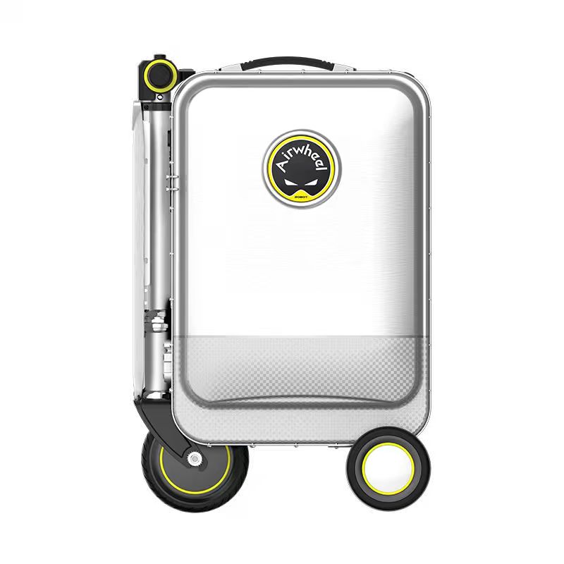 กระเป๋าเดินทางไฟฟ้า นั่งขับได้ AIRWHEEL SE3SL PLUS รองรับ FIND MY - สีเงิน_1
