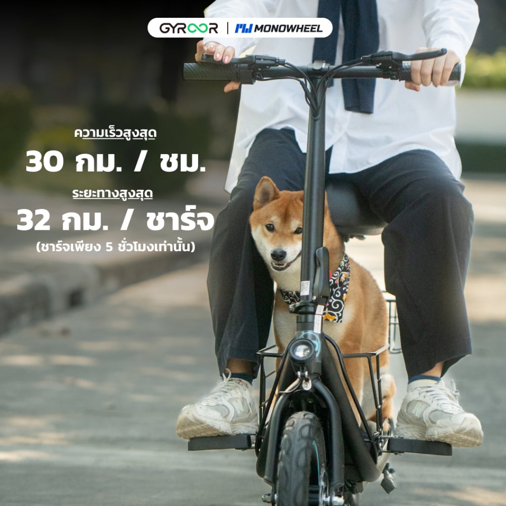 สกู๊ตเตอร์ไฟฟ้าแบบนั่งขี่ GYROOR C1S_4