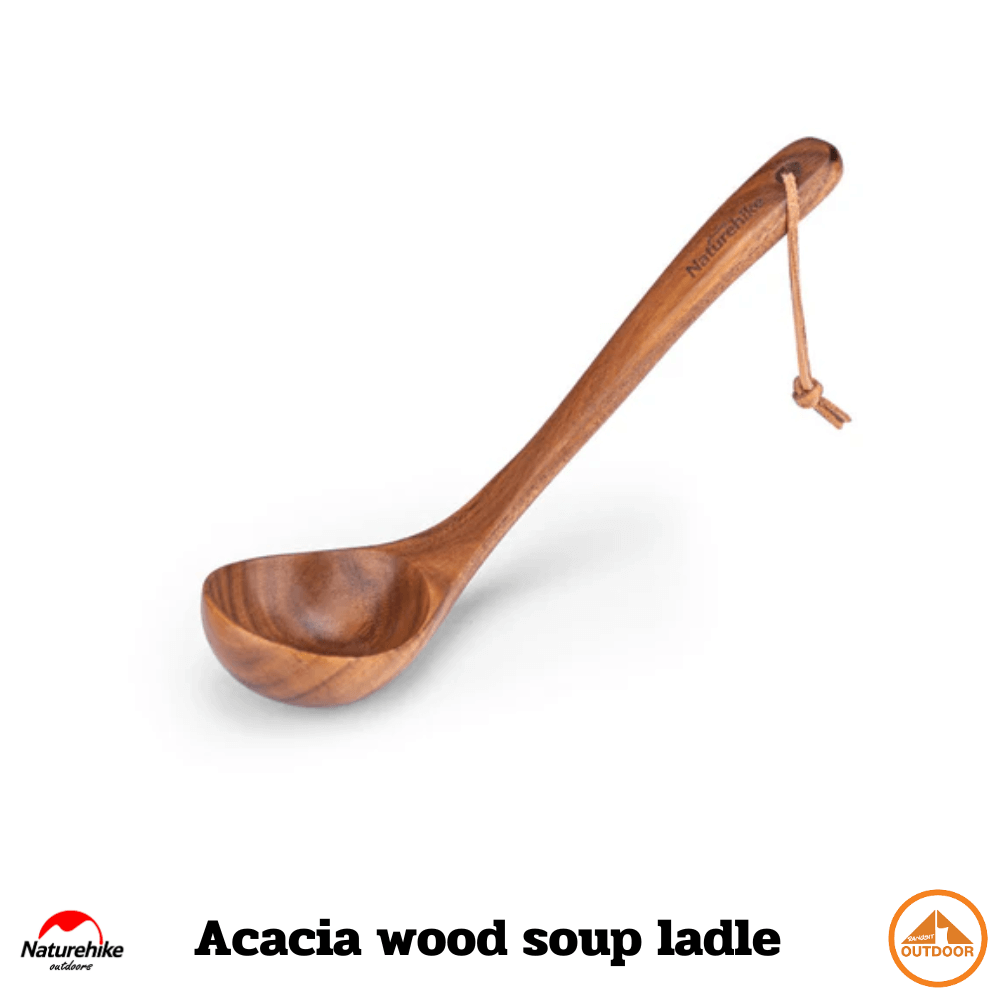 ช้อนตักซุป naturehike acacia wood soup ladle