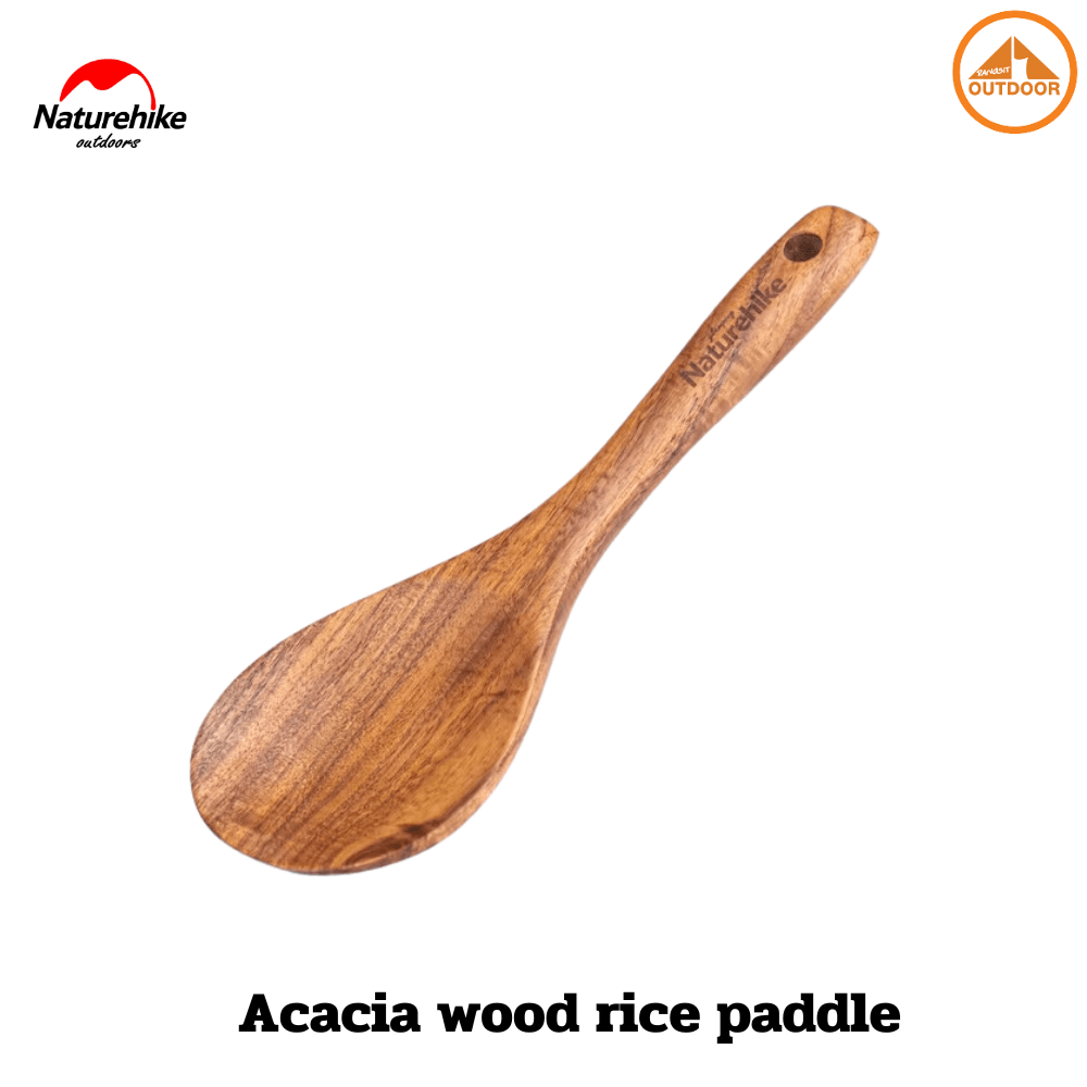 ทัพพี naturehike acacia wood rice paddle