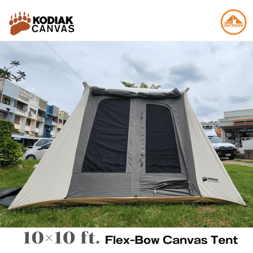 เต้นท์แคมป์ปิ้ง Kodiak Canvas 10×10 ft. Flex-Bow VX Tent 