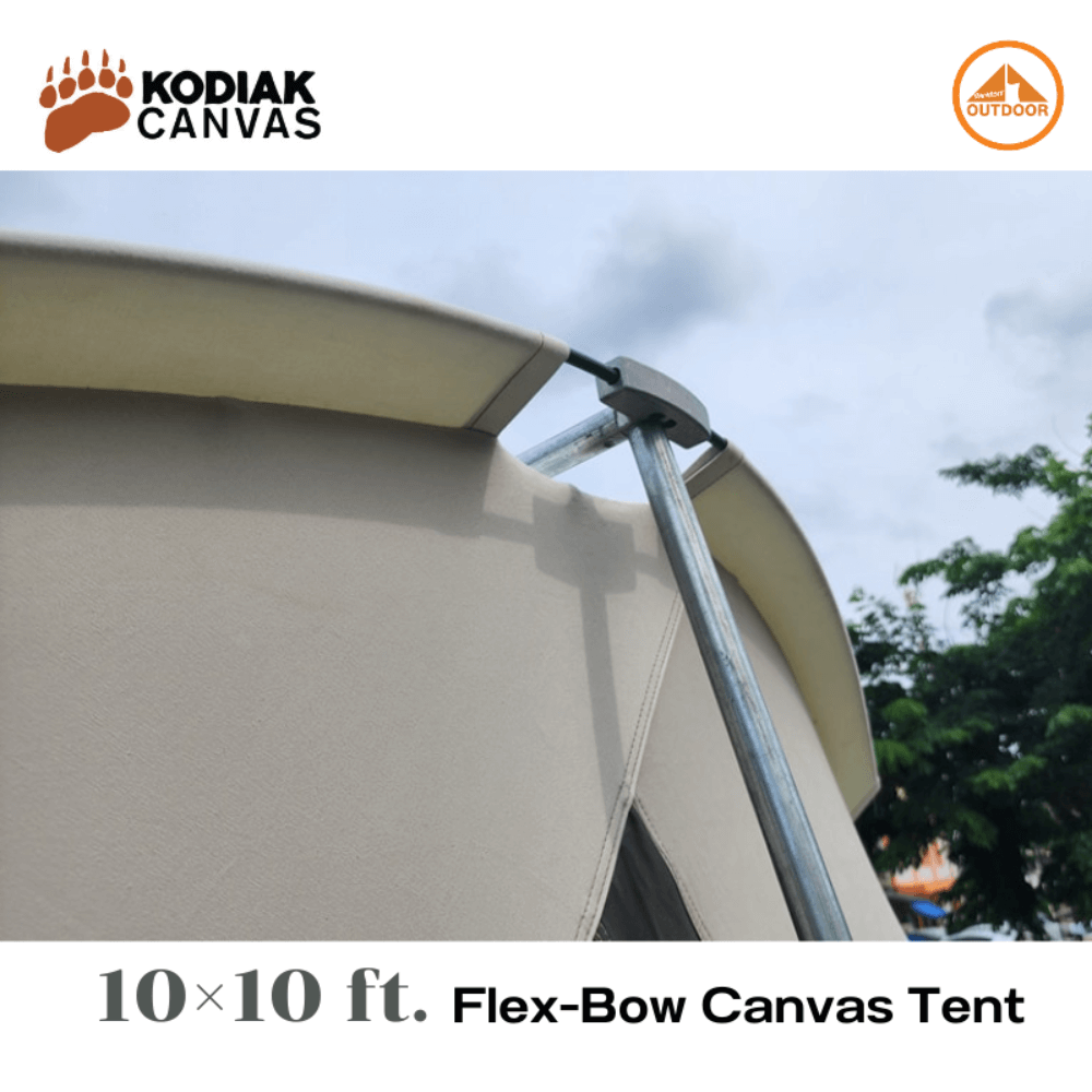 เต้นท์แคมป์ปิ้ง Kodiak Canvas 10×10 ft. Flex-Bow VX Tent 