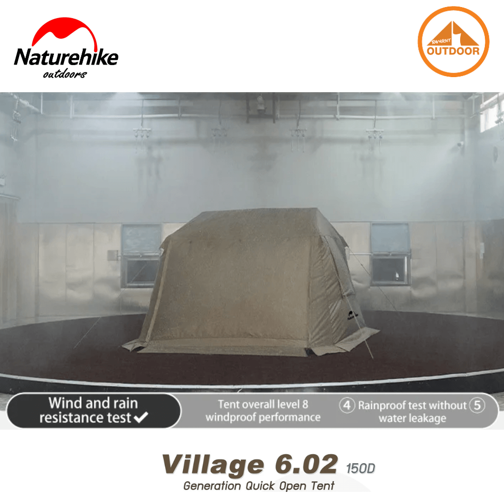 เต้นท์แค้มป์ปิ้งอัตโนมัติ Naturehike Village 6.02 