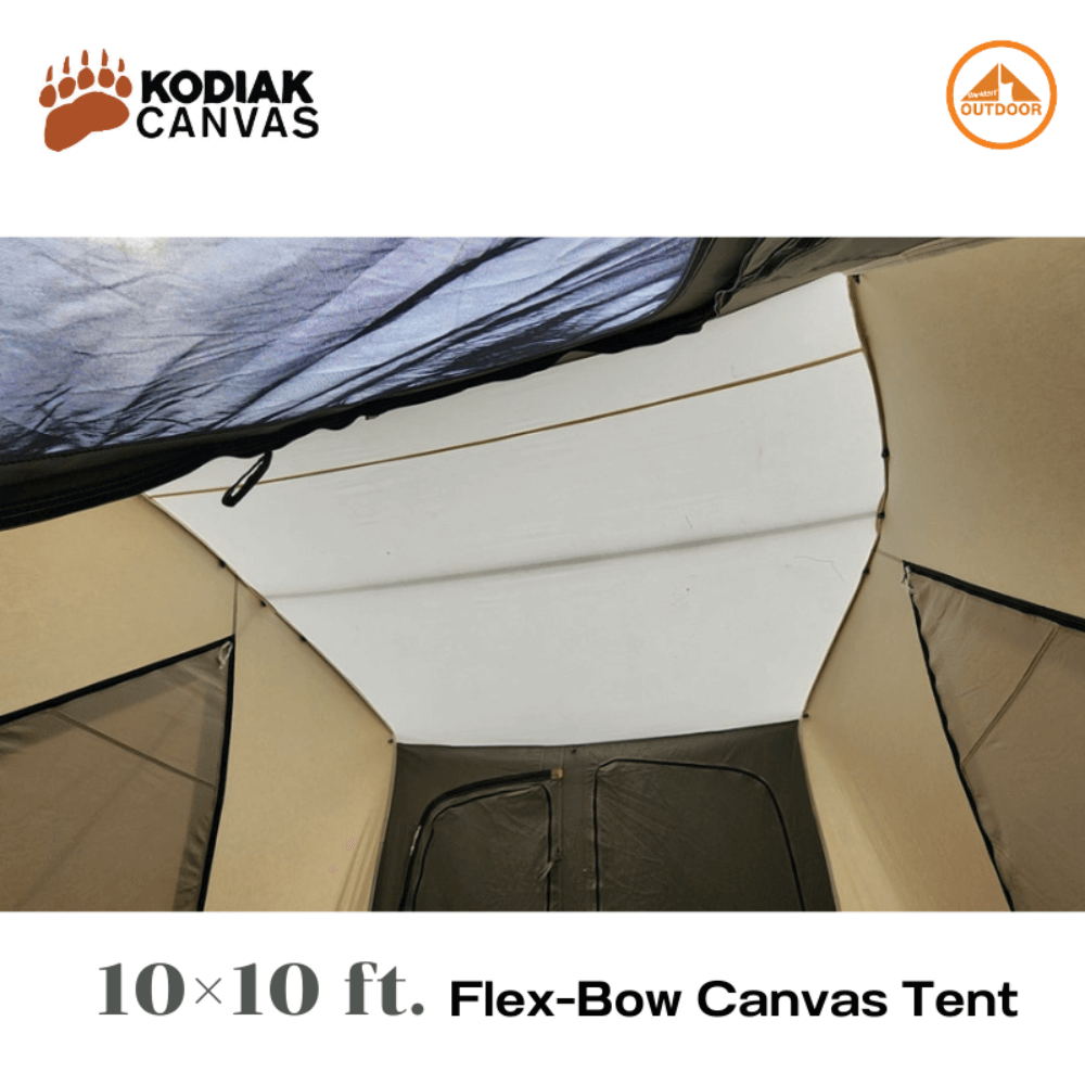 เต้นท์แคมป์ปิ้ง Kodiak Canvas 10×10 ft. Flex-Bow VX Tent 