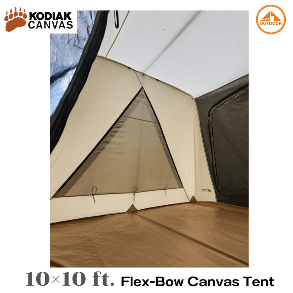 เต้นท์แคมป์ปิ้ง Kodiak Canvas 10×10 ft. Flex-Bow VX Tent 