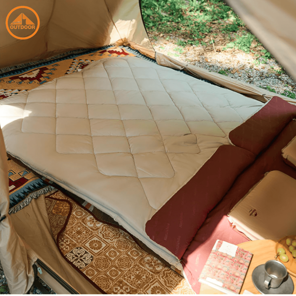 ถุงนอน  Naturehike Autumn maple 250 สีครีม-น้ำตาล