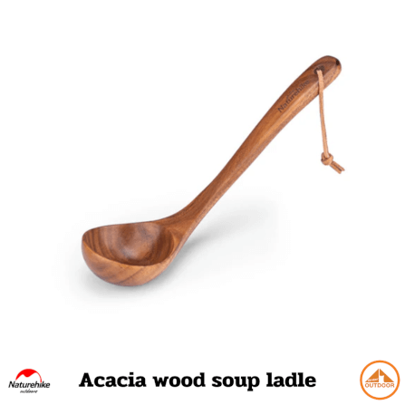 ช้อนตักซุป naturehike acacia wood soup ladle_1