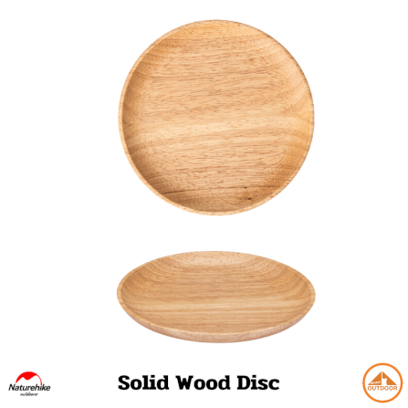 จาน Naturehike solid wood disc_1