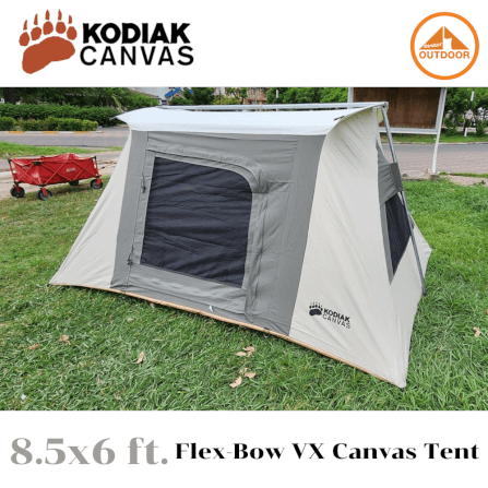 เต้นท์แคมป์ปิ้ง Kodiak Canvas 8.5×6 ft. Flex-Bow VX Tent _2