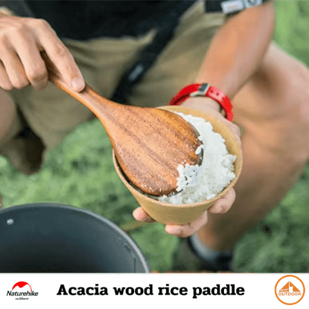 ทัพพี naturehike acacia wood rice paddle_2