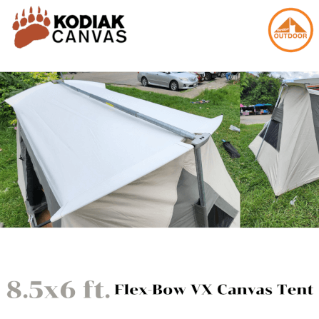 เต้นท์แคมป์ปิ้ง Kodiak Canvas 8.5×6 ft. Flex-Bow VX Tent _3