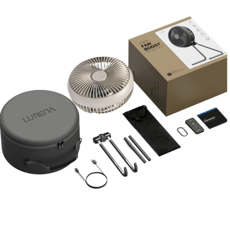 พัดลม Lumena Wireless Circulator สีเบจ_3
