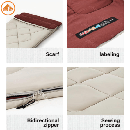 ถุงนอน  Naturehike Autumn maple 250 สีครีม-น้ำตาล_4