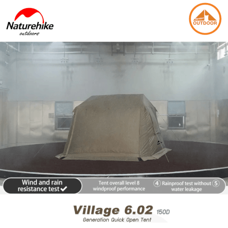 เต้นท์แค้มป์ปิ้งอัตโนมัติ Naturehike Village 6.02 _5
