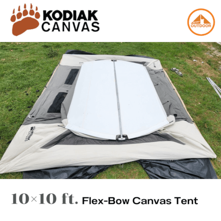 เต้นท์แคมป์ปิ้ง Kodiak Canvas 10×10 ft. Flex-Bow VX Tent _8