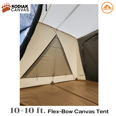 เต้นท์แคมป์ปิ้ง Kodiak Canvas 10×10 ft. Flex-Bow VX Tent _9