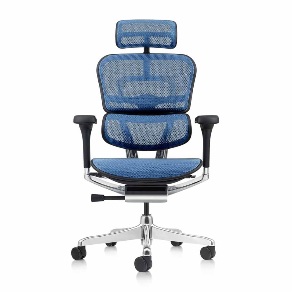 เก้าอี้เพื่อสุขภาพ DF PROCHAIR รุ่น Ergo Elite Pro สีน้ำเงิน_10