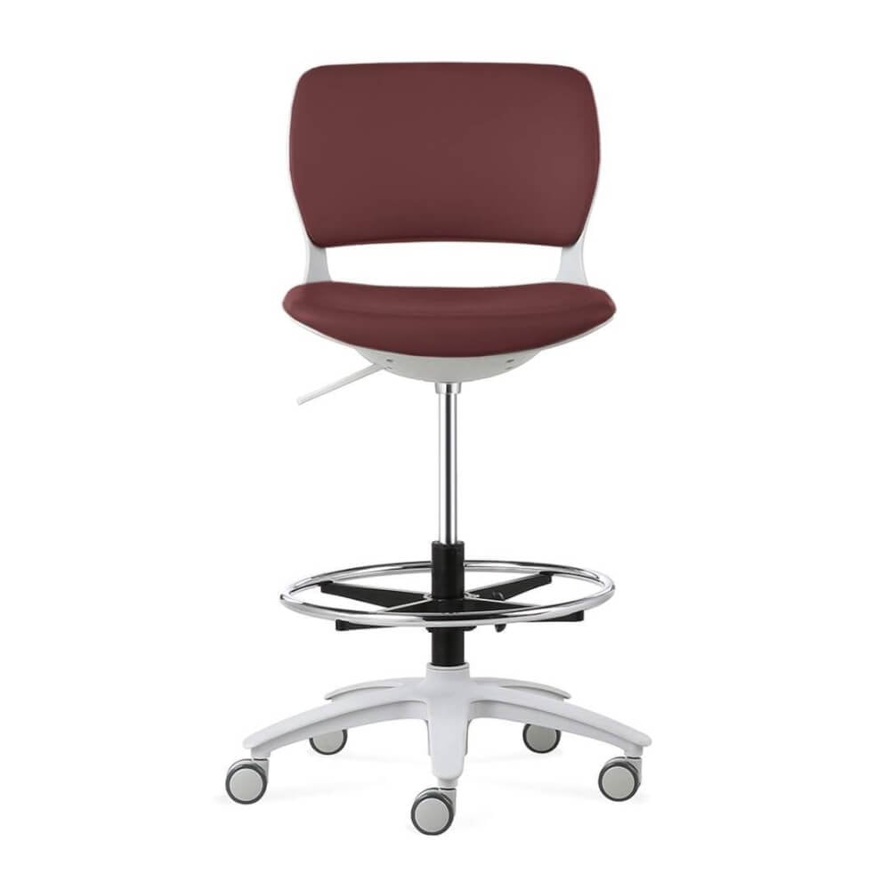 เก้าอี้บาร์ DF PROCHAIR รุ่น ACE Bar สีแดง