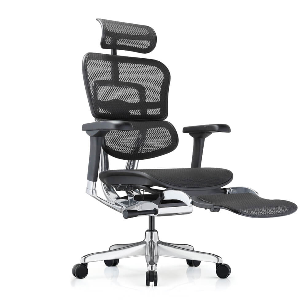 เก้าอี้เพื่อสุขภาพ DF PROCHAIR รุ่น Ergo Elite Pro+ สีดำ