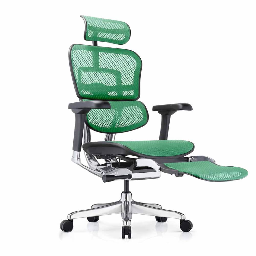 เก้าอี้เพื่อสุขภาพ DF PROCHAIR รุ่น Ergo Elite Pro+ สีเขียว