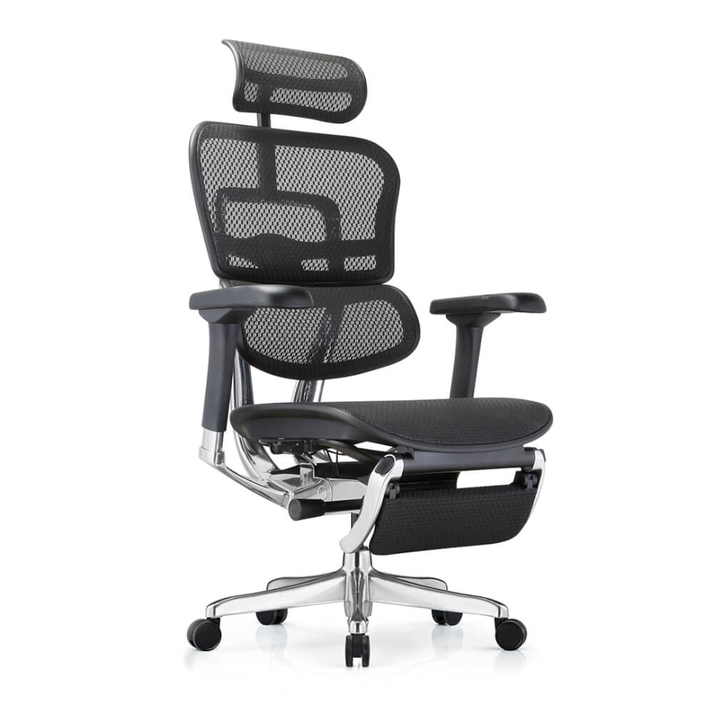 เก้าอี้เพื่อสุขภาพ DF PROCHAIR รุ่น Ergo Elite Pro+ สีดำ