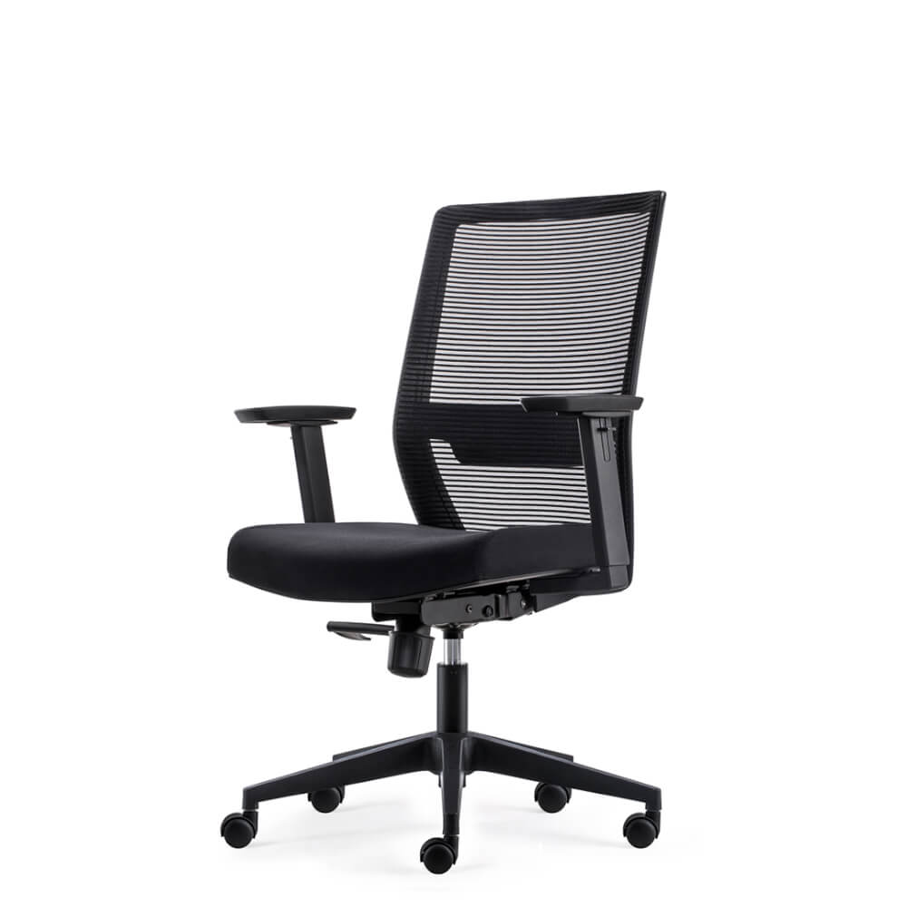 เก้าอี้สำนักงาน DF PROCHAIR รุ่น Polo สีดำ