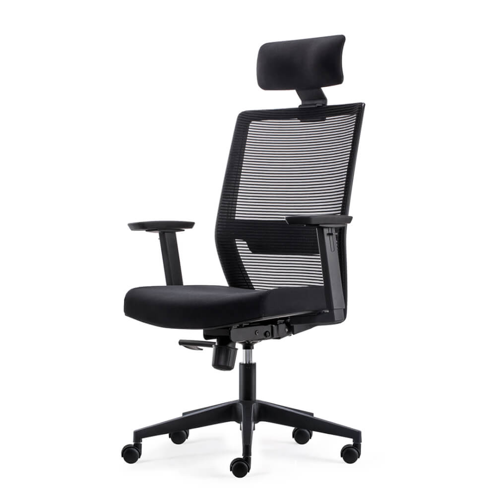 เก้าอี้สำนักงาน DF PROCHAIR รุ่น Polo-H สีดำ