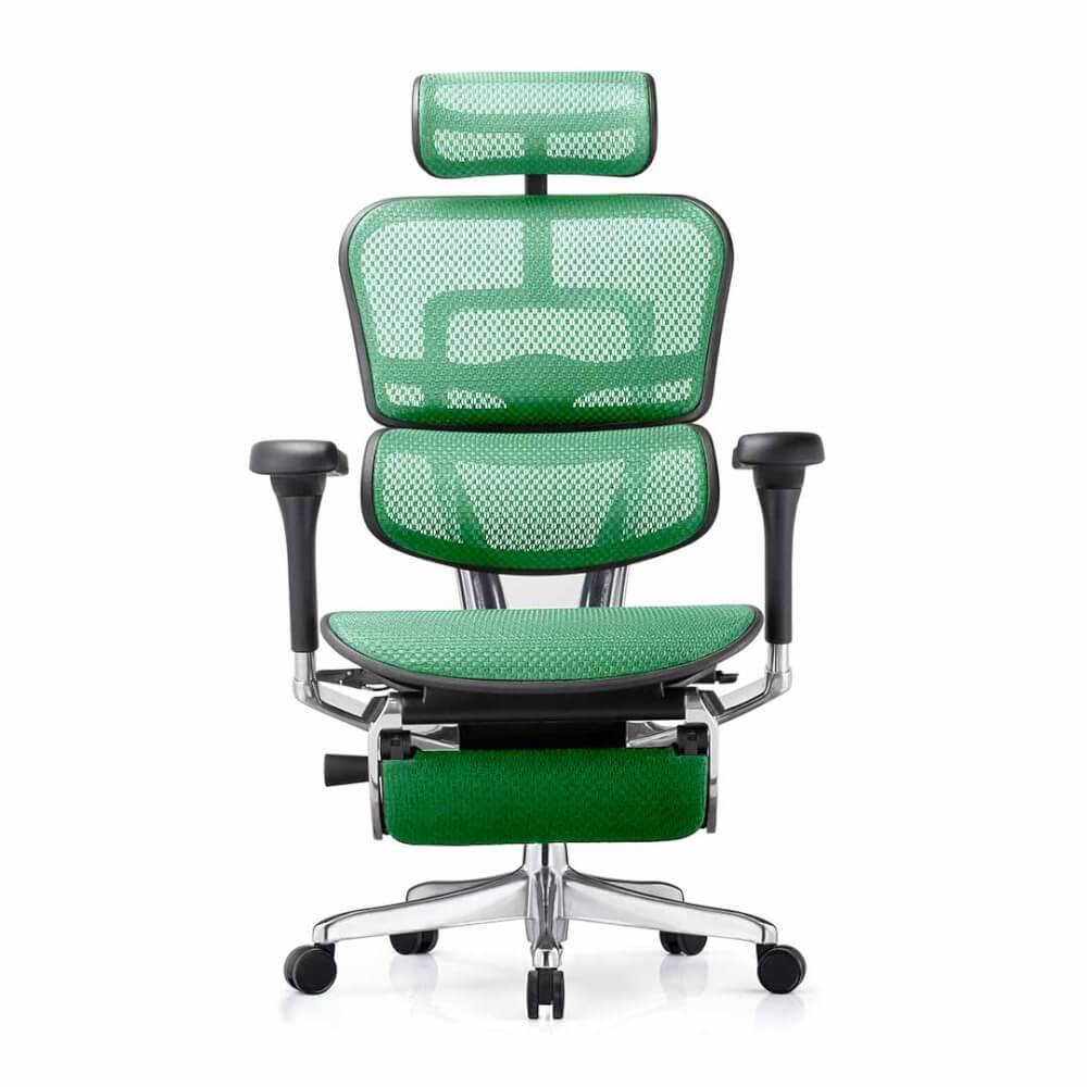 เก้าอี้เพื่อสุขภาพ DF PROCHAIR รุ่น Ergo Elite Pro+ สีเขียว