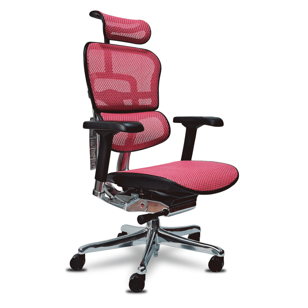 เก้าอี้เพื่อสุขภาพ DF PROCHAIR รุ่น Ergo Elite Pro สีชมพู