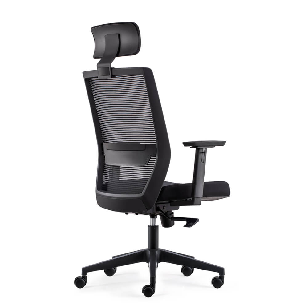 เก้าอี้สำนักงาน DF PROCHAIR รุ่น Polo-H สีดำ