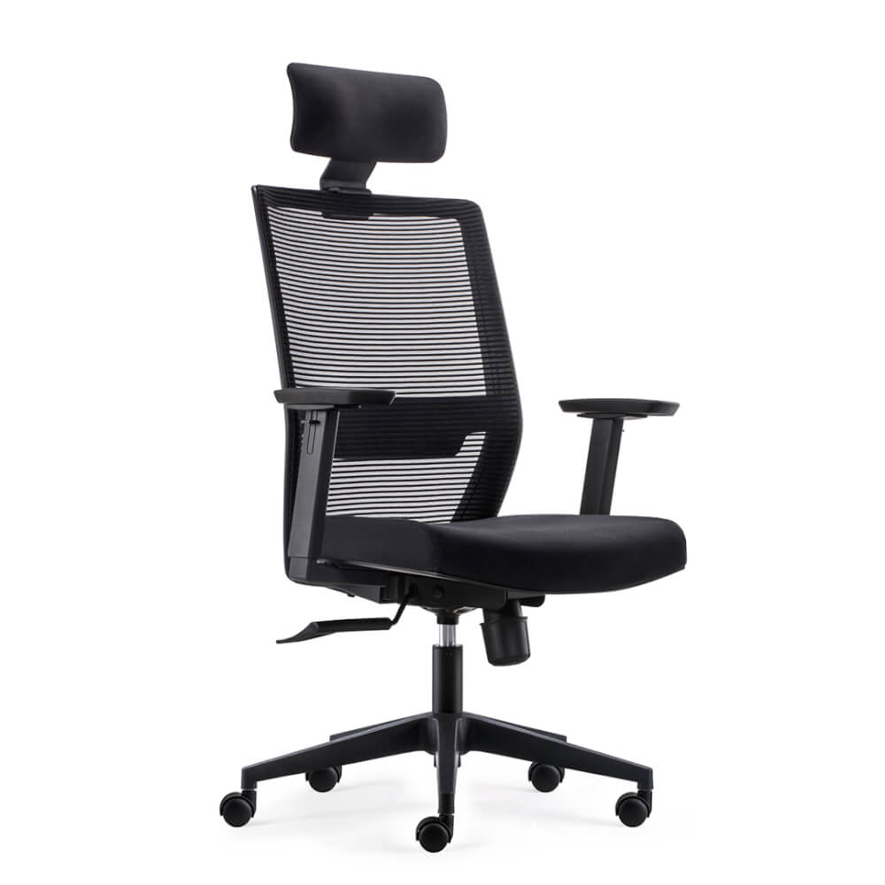 เก้าอี้สำนักงาน DF PROCHAIR รุ่น Polo-H สีดำ