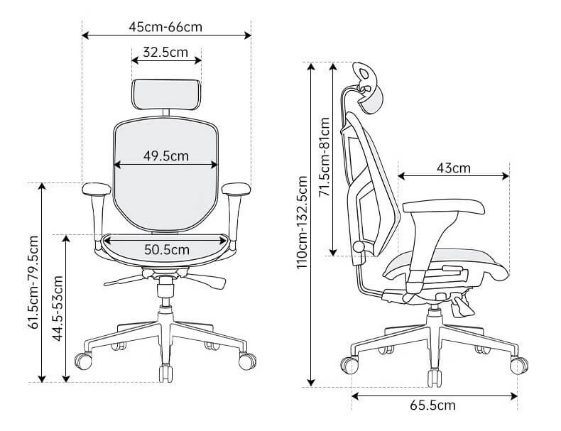 เก้าอี้สำนักงาน DF PROCHAIR รุ่น Enjoy-H Basic สีดำ