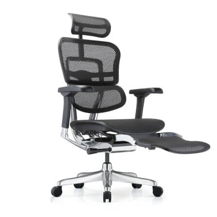 เก้าอี้เพื่อสุขภาพ DF PROCHAIR รุ่น Ergo Elite Pro+ สีดำ_0